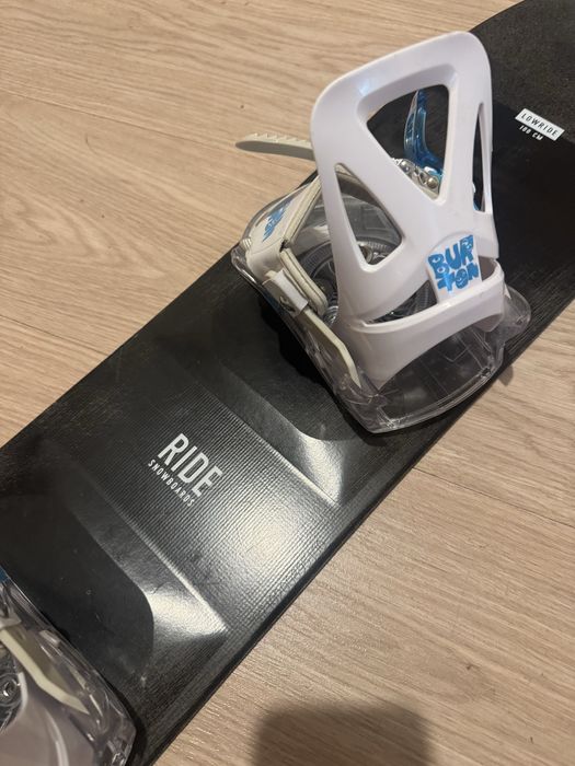 snowboard copii Ride 100 cm cu legaturi Burton