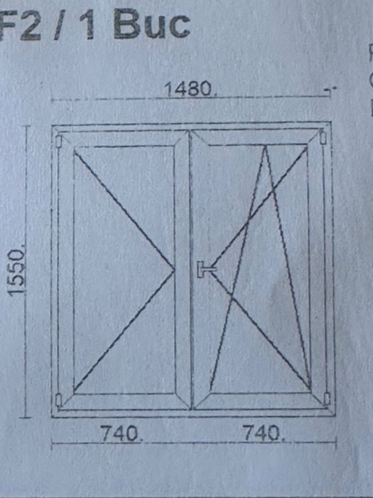 Termopane aproape noi Rehau