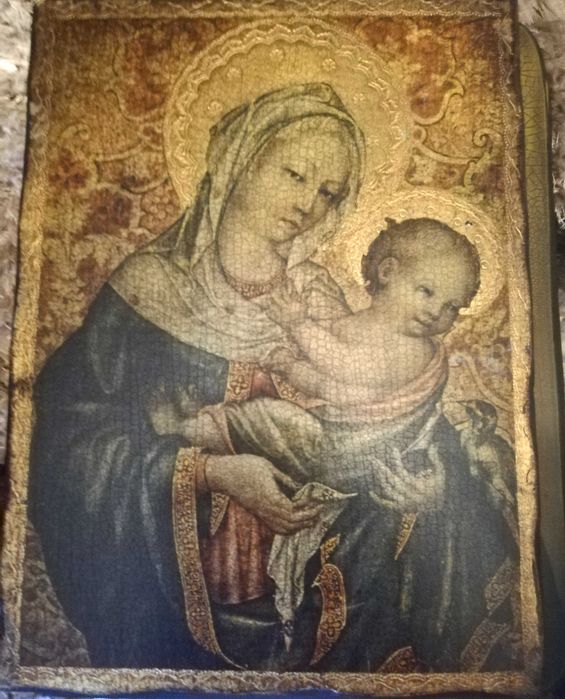 Vand icoana Maica Domnului cu pruncul
