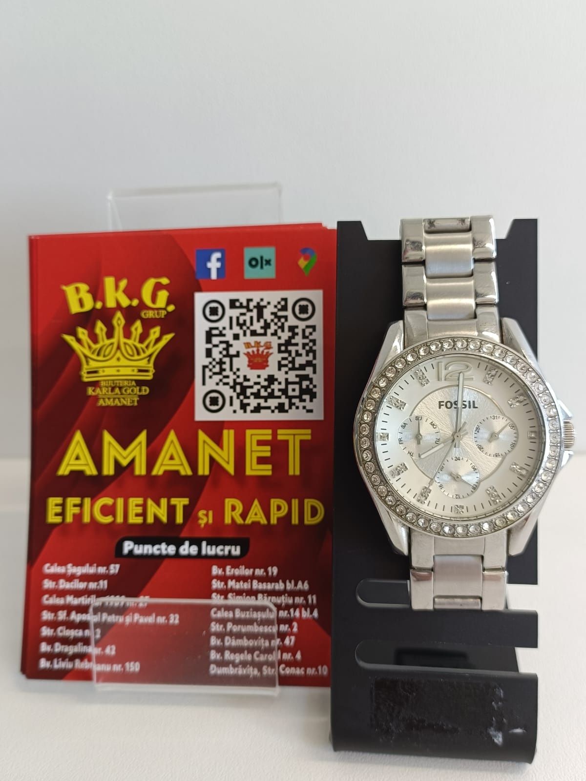 Ceas Fossil ES3202 Amanet BKG