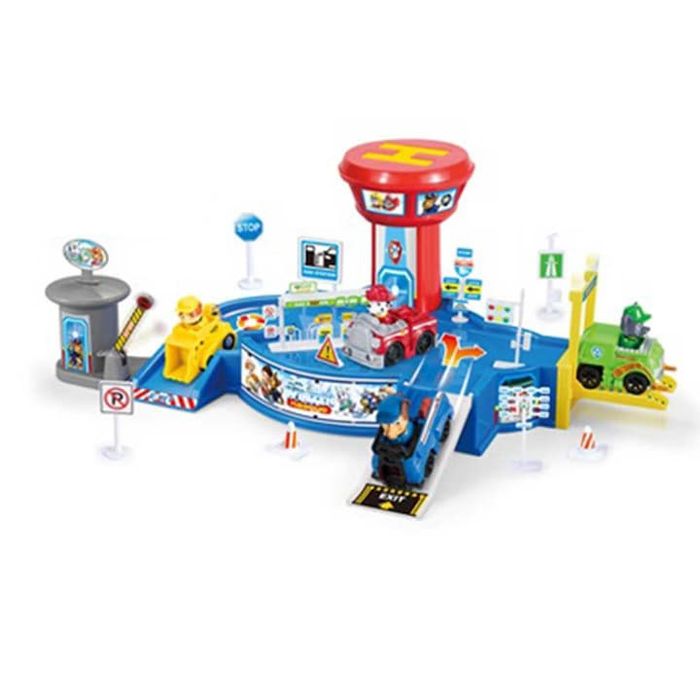 Комплект наблюдателна кула Paw Patrol с кученца и превозни средства