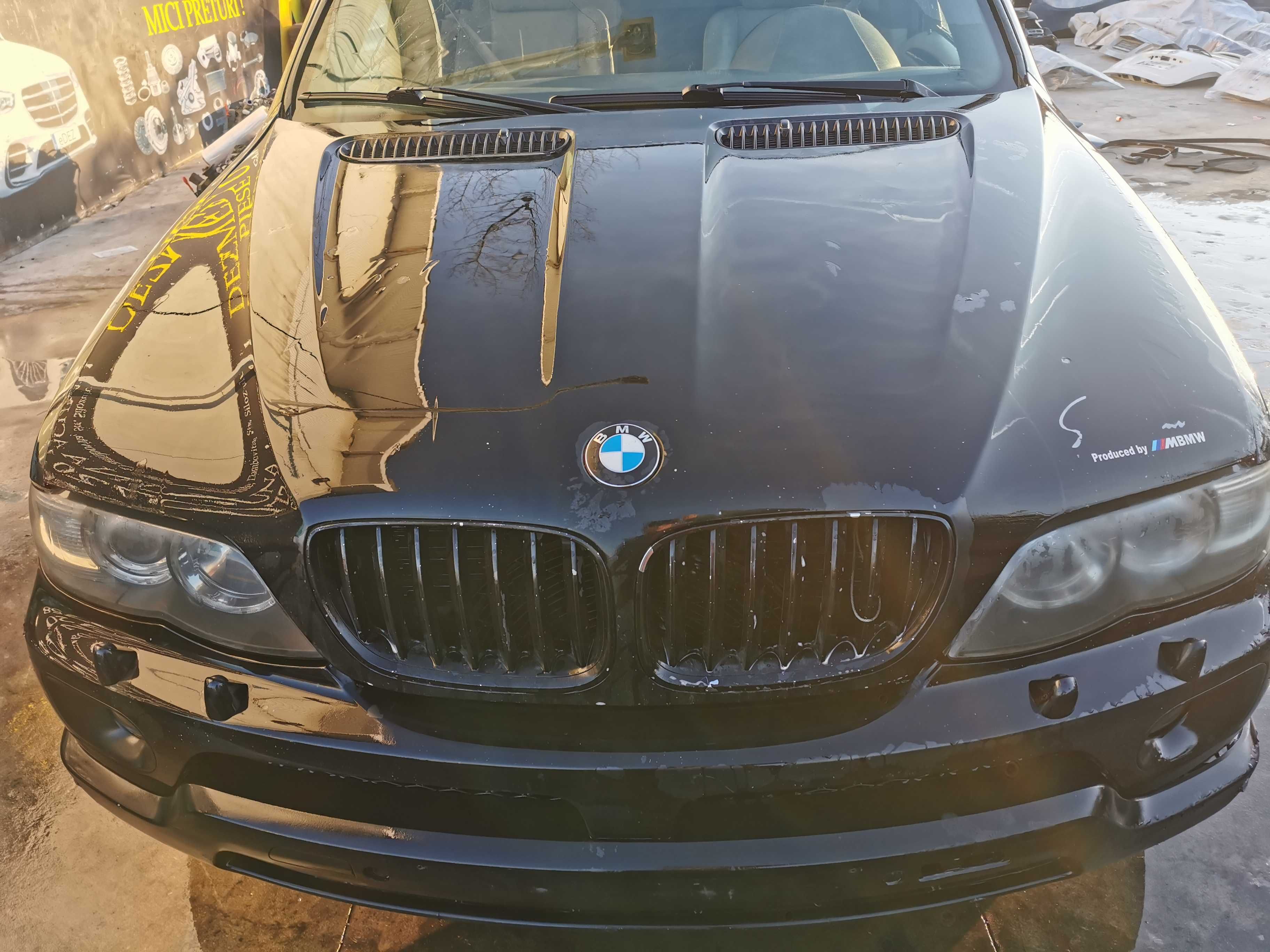 Dezmembrez bmw x5 e53 facelift/bara fata e53/capota e53/far e53/motor/