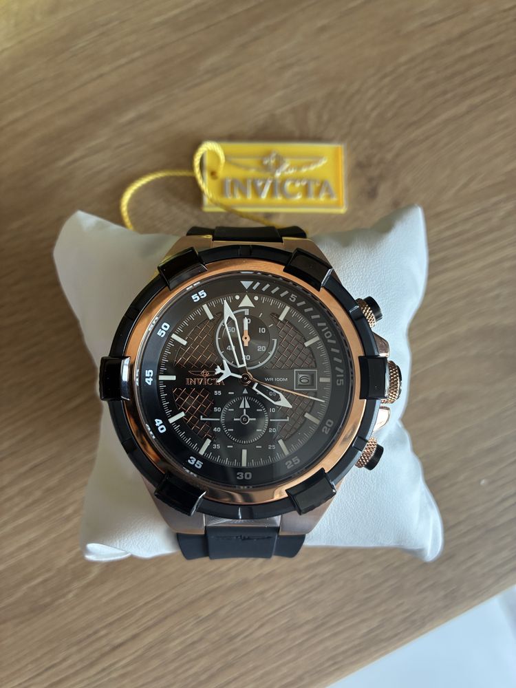 Invicta Aviator Rose Gold Men's Quartz Watch - 50mm