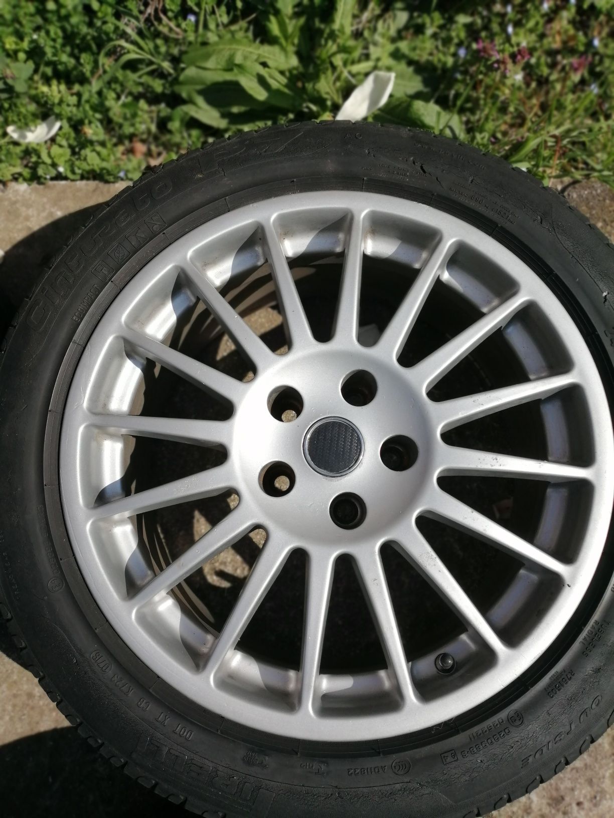 Vând jante aliaj model OZ RACING 5x112 r17, lățime 8j,et35