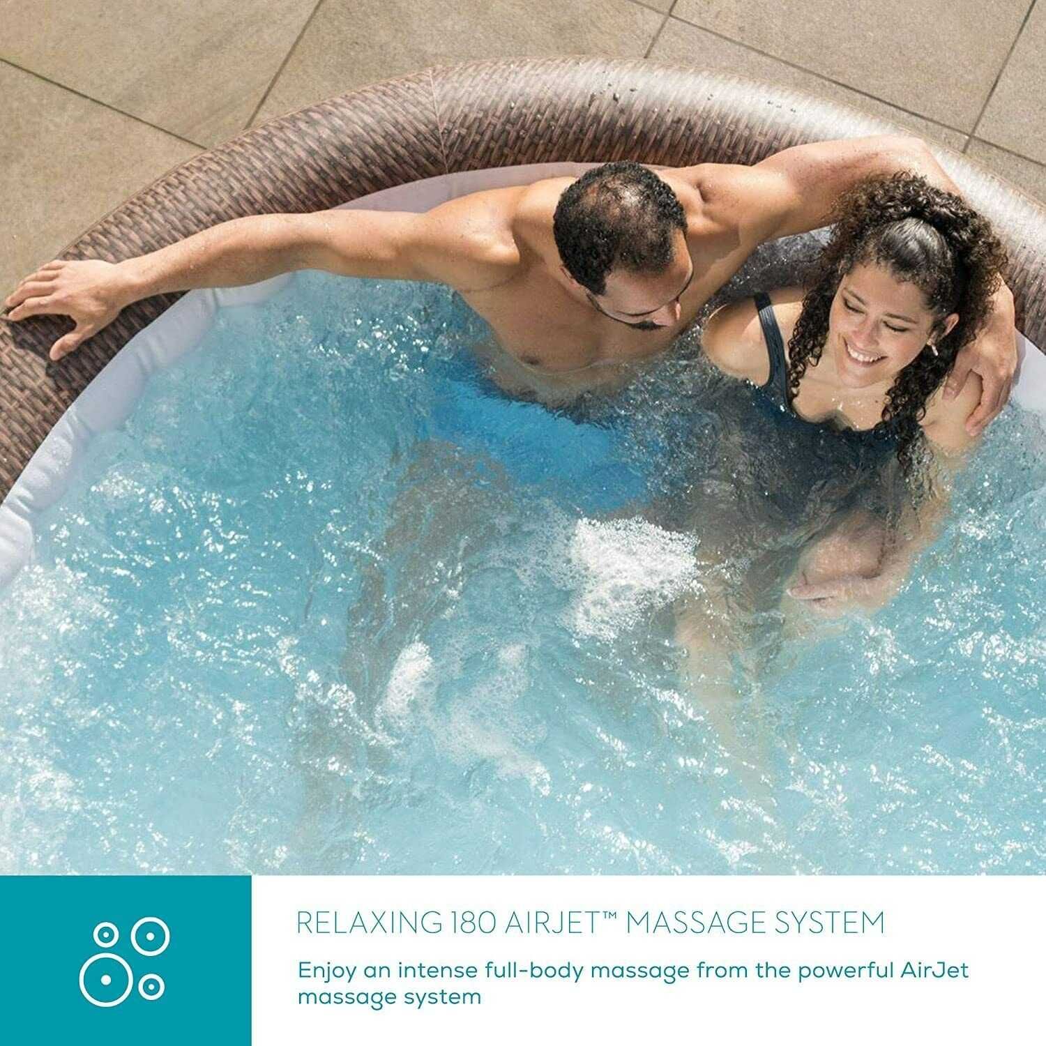Джакузи Lay Z Spa St Moritz,5-7 души,ратанов ефект,140 airjets система
