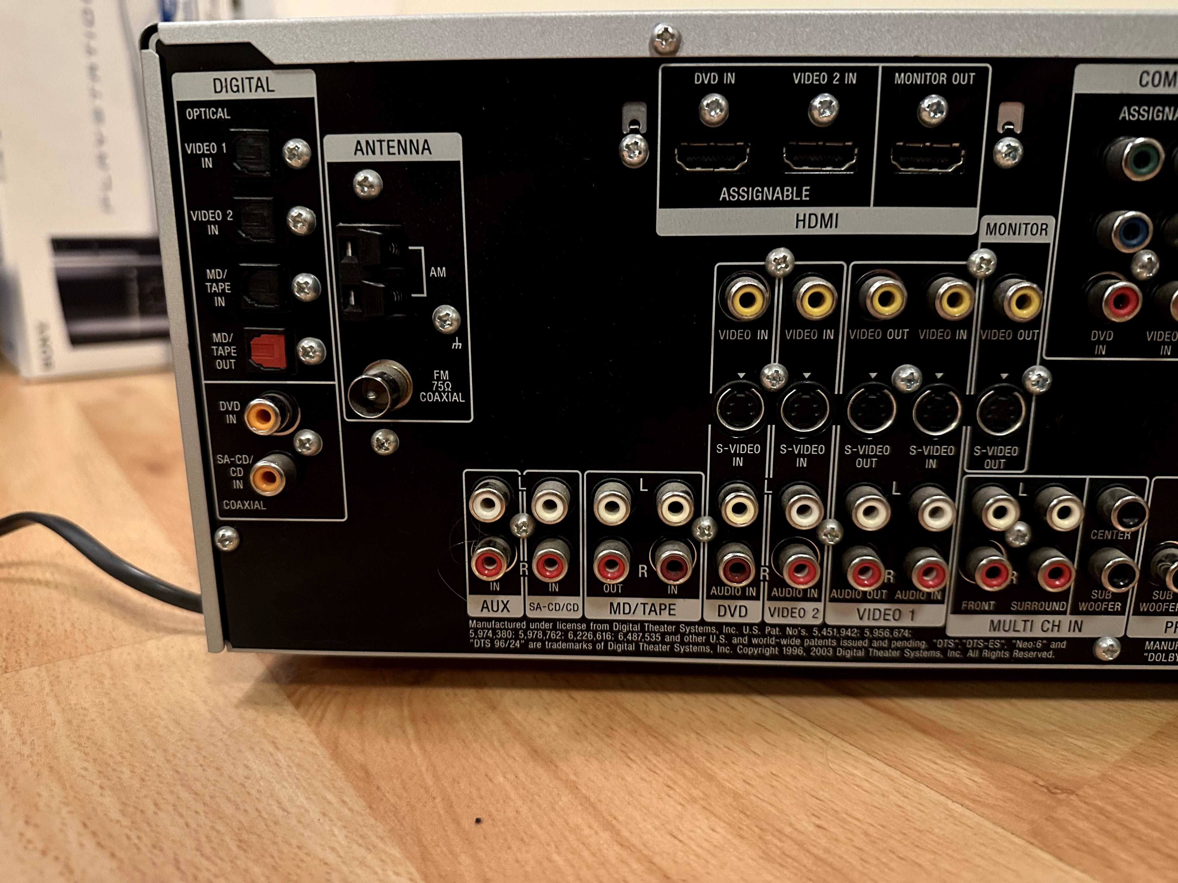 AV Ресивър Sony STR-DG700 с оригинална кутия и дистанционни – отличен!