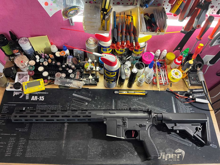 Нова Еърсофт Реплика DYTAC EVO Ultra Lite M4 Carbine AEG Cerakote™