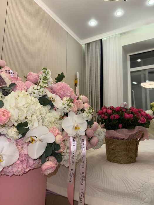 Огромный букет цветов