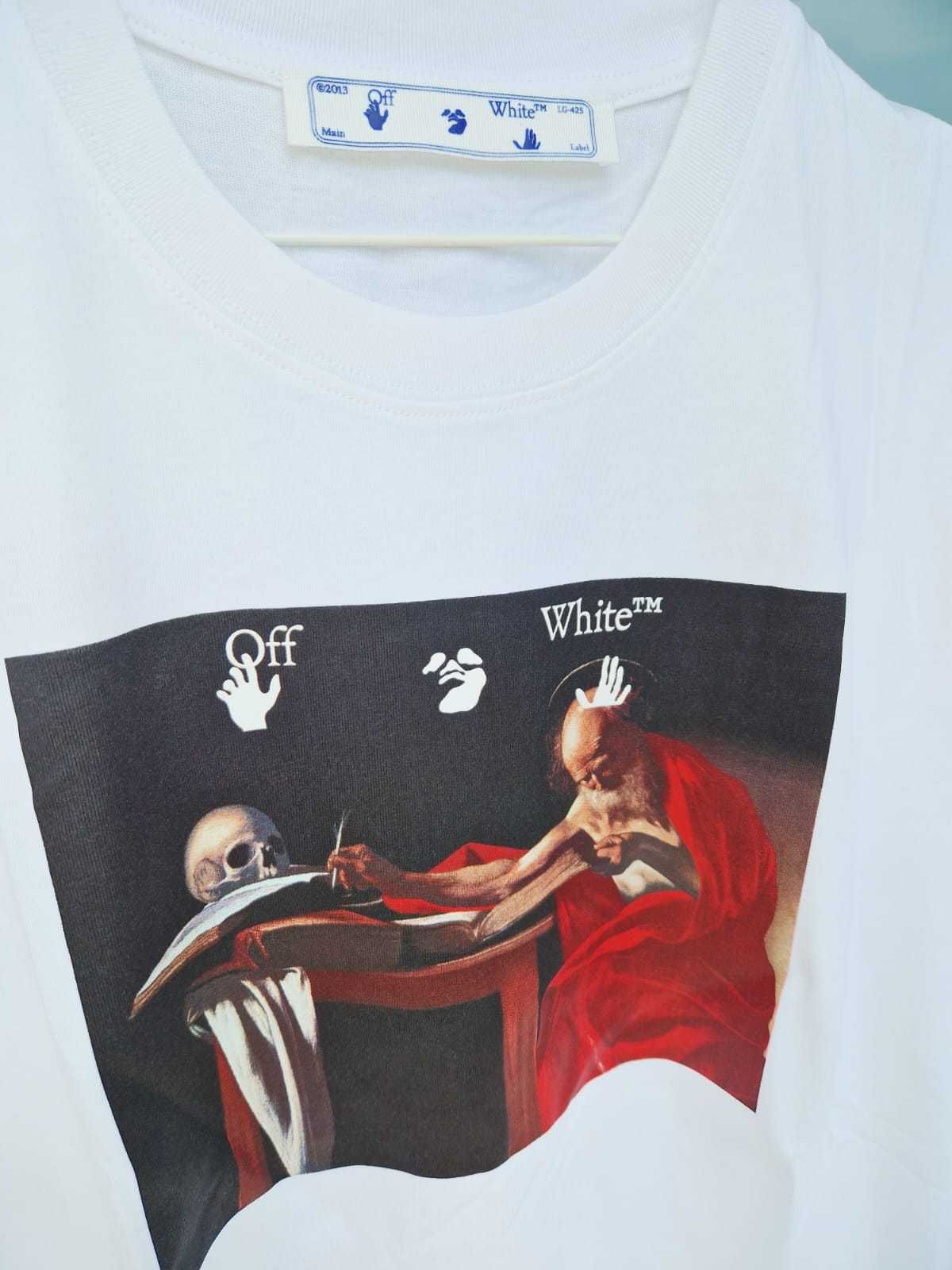 Tricou Off White marime M CARAVAGGIO GRAPHIC