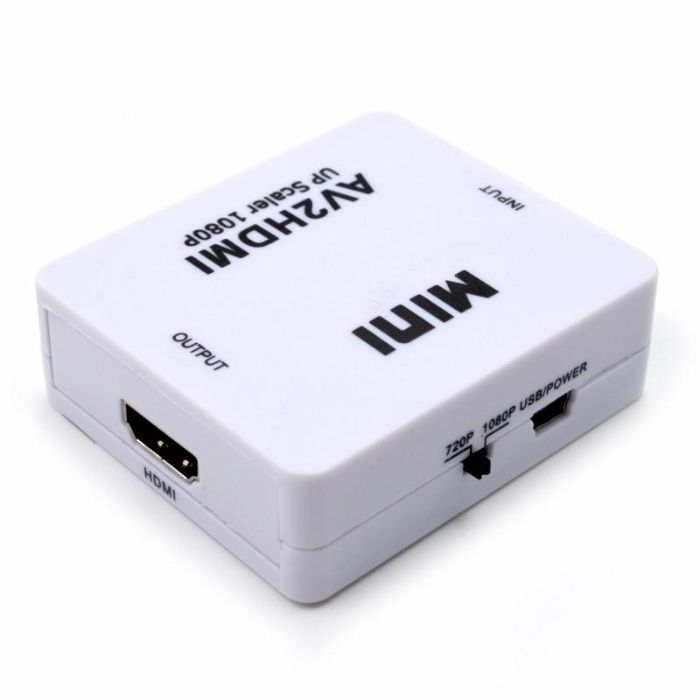 Мультимедийный конвертер 3RCA F - HDMI F, HDV-M611 Mini, 720,1080P