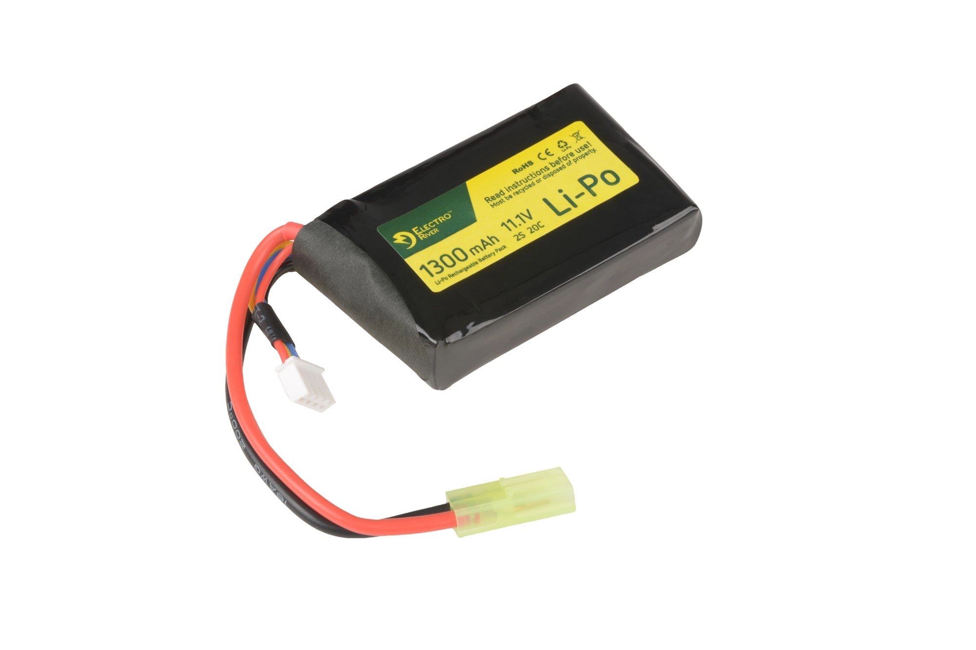 Airsoft компактна батерия lipo 11.1v 1300mah