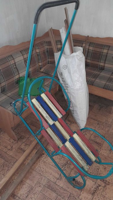 Санки двухместные бу