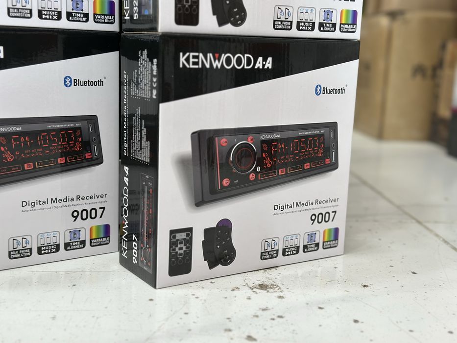 Pioneer Kenwood magnitafon bluetooth rgb usb fleshka | Eng arzon | New