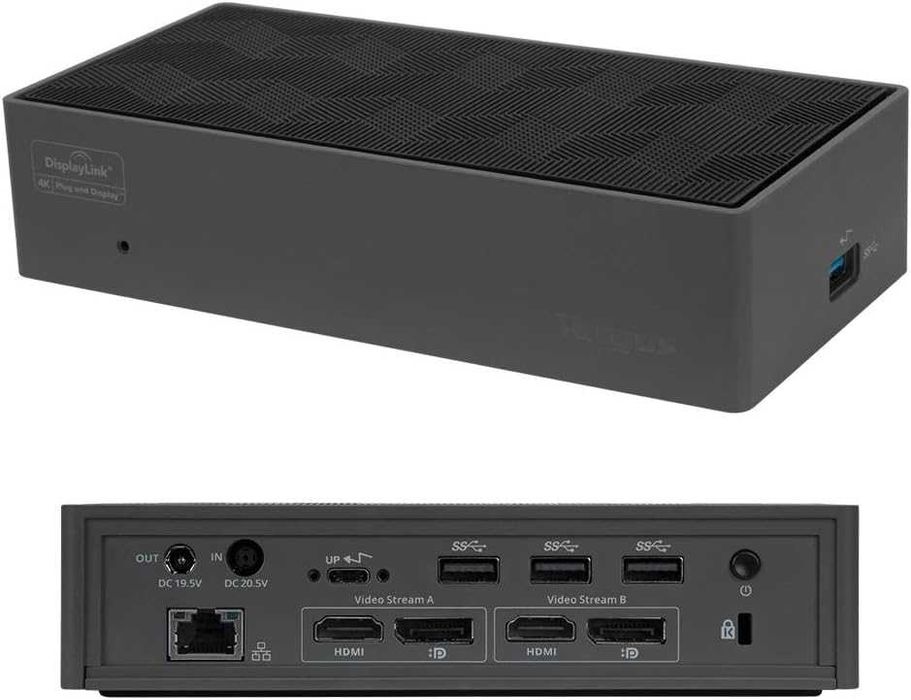Универсална докинг станция Targus DOCK190-C USB-C/A • 100 W • Dual 4K