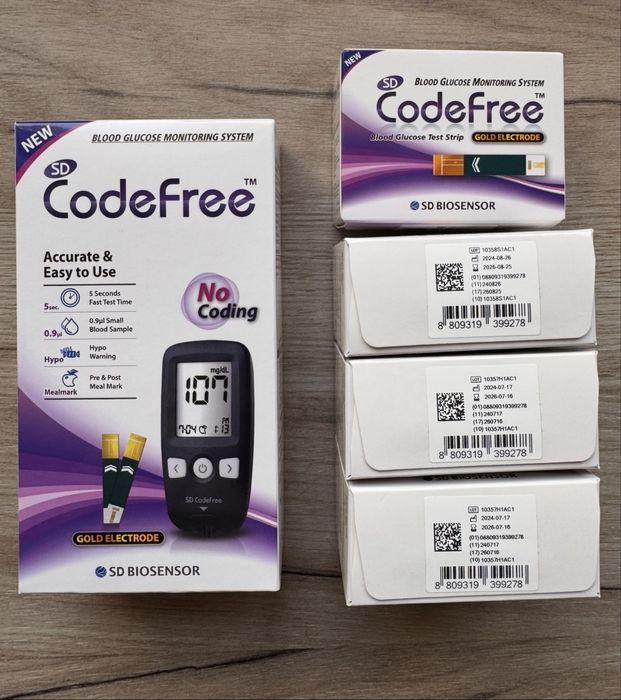 Glucometru Code Free + 200 teste