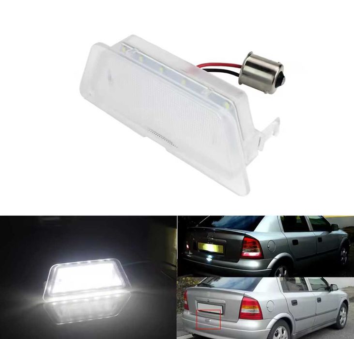 ЛЕД плафон за задния регистрационен номер за Опел Астра Opel Astra