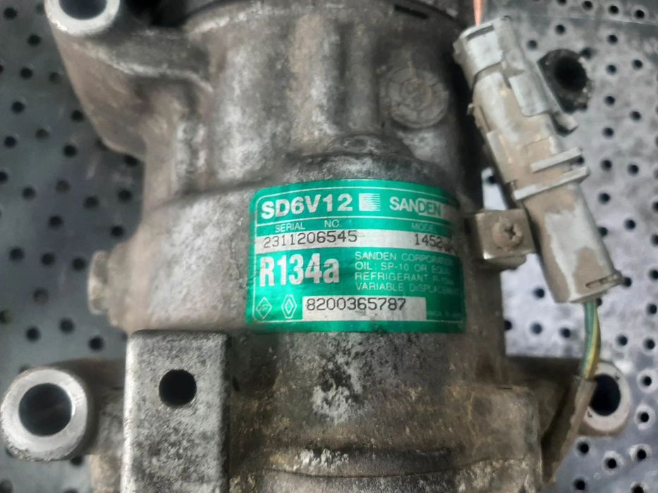 compresor clima ac renault modus 1 clio 3 1.5 dci k9k  8200365787