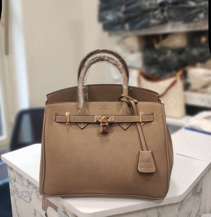 Чанти Hermes-естествена кожа