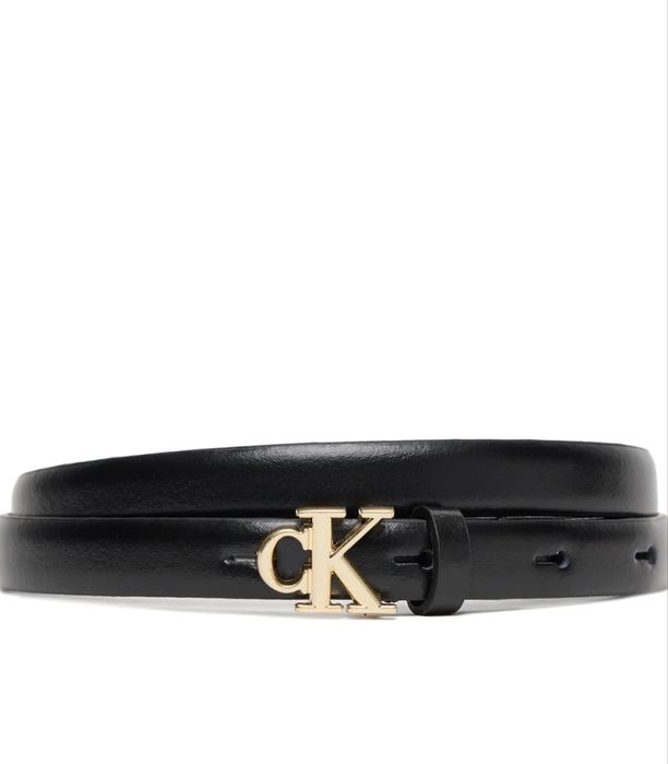 Нов черен дамски колан Calvin Klein
