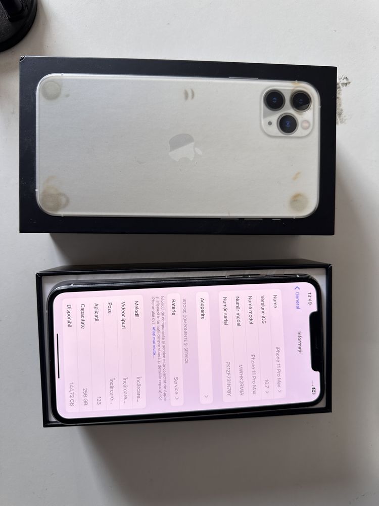 Iphone 11 Pro Max 256 GB Alb/White 10/10