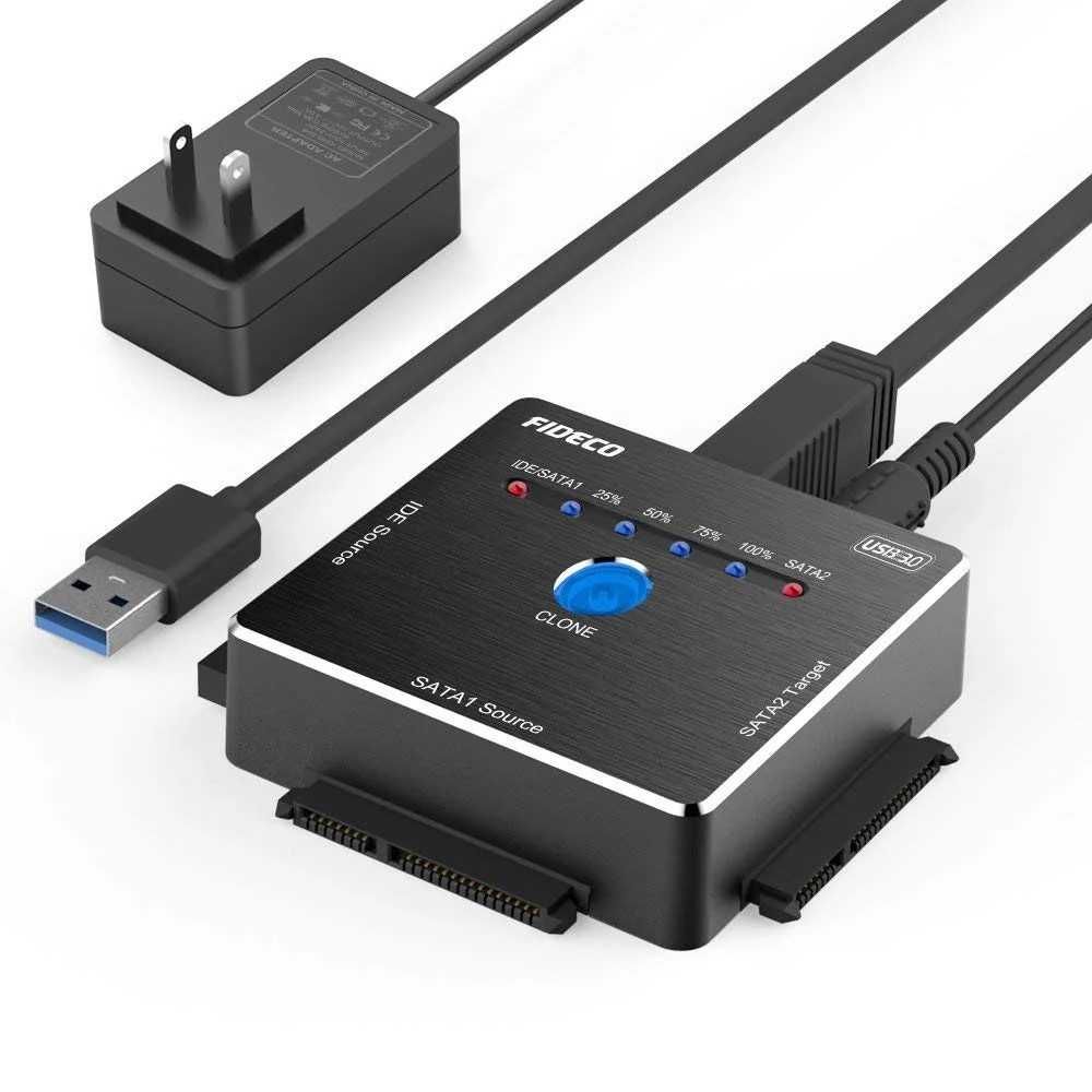 Адаптер за  HD/SSD,DVD/CD-FIDECO SATA/IDE-USB 3.0 модел "S3G-PL06"