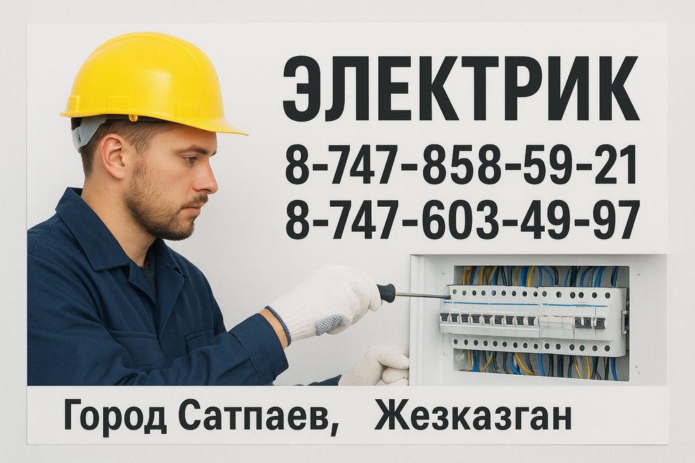 Электрик для квартир и домов под ключ!