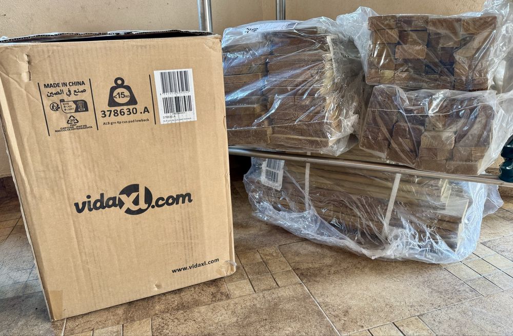 Banca de gradina cu 2 locuri vidaXL, 150 cm, lemn de pin tratat, 46 kg