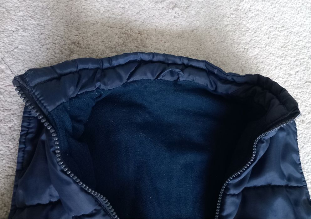 Детски капитониран елек за Момче, син цвят, за 3-4 г