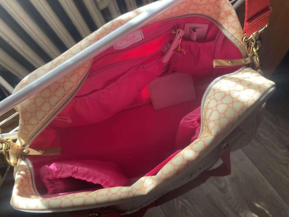 Бебешка чанта/Чанта за количка Pink Lining