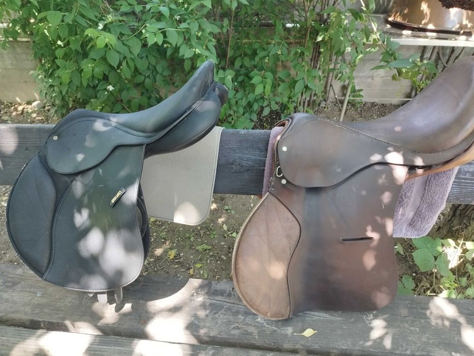 Șa de piele originala echitatie modele clasic