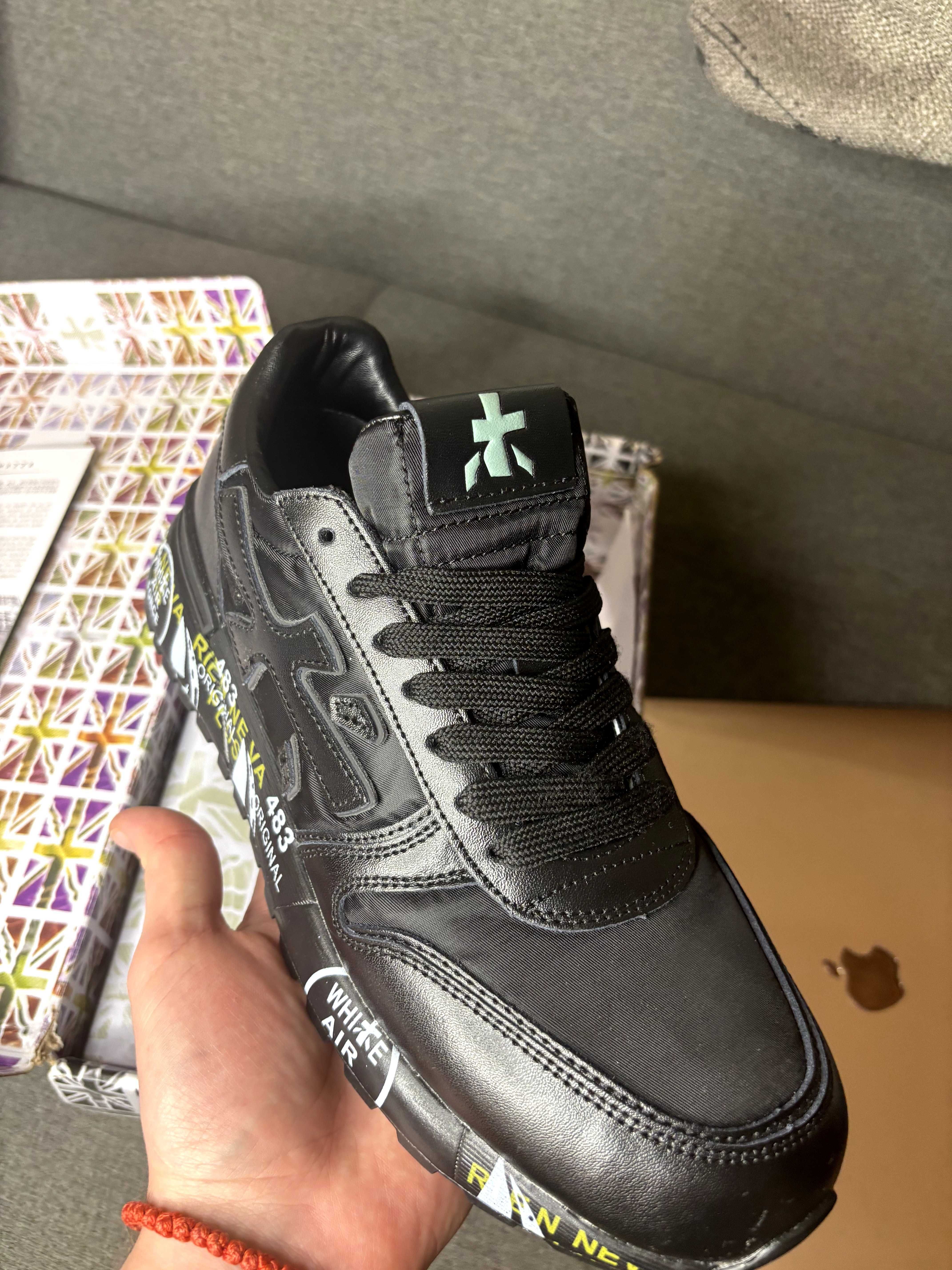 Обувки Premiata , черен цвят Nike ,Adidas  Bape