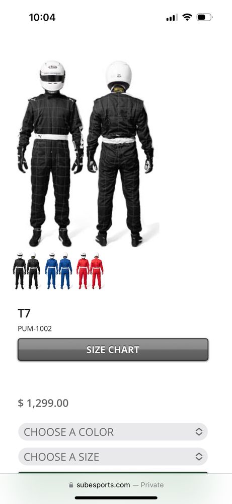 Костюм PUMA FIA T7 Racesuit