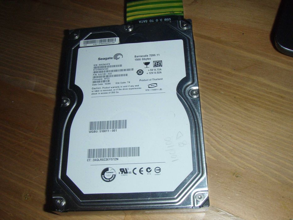 HDD desktop SATA (3.5") Seagate 1.5Tb la 7200 rpm, model: ST31500341AS