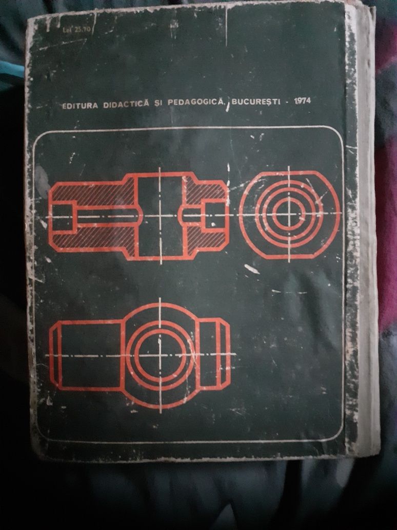 Carte desen tehnic industrial,1974/Husein Gh.
