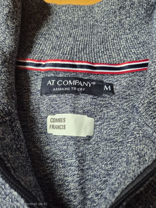 Pulover Premium AT Company, Full-Zip, Bumbac 100%, Bărbați - M