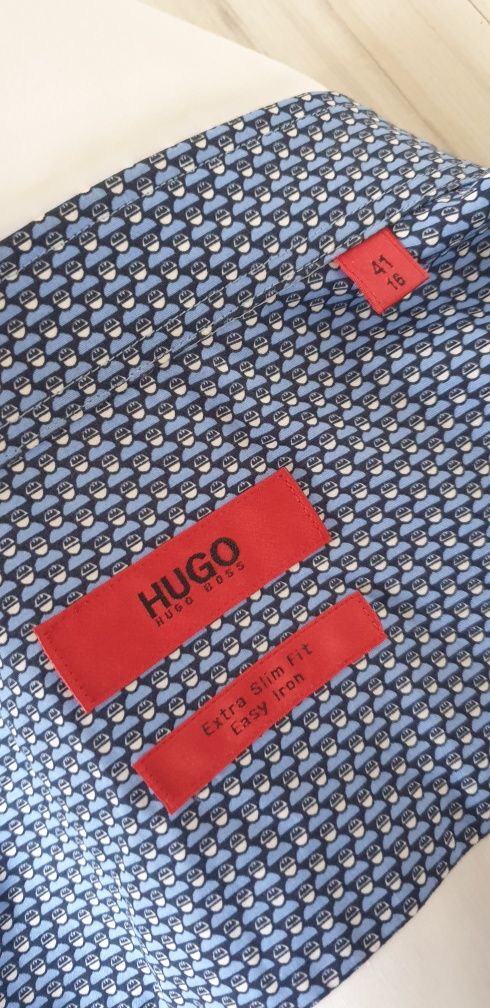 Hugo Boss HUGO Erondon Slim Fit 41/ 16 /50/L НОВО! ОРИГИНАЛ Мъжка Риза