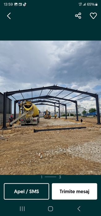 Vând hale metalice structuri metalice