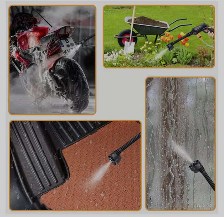 Aparat de spalat cu presiune fara fir, 400W, 30 bar