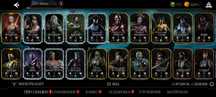 Продажа аккаунта Mortal Kombat Mobile