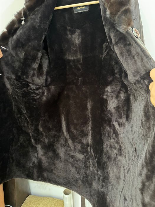 Дълго палто с косъм