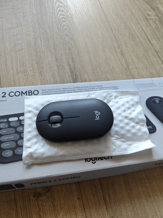 Kit mouse si tastatura wireless LOGITECH Pebble 2 Combo
