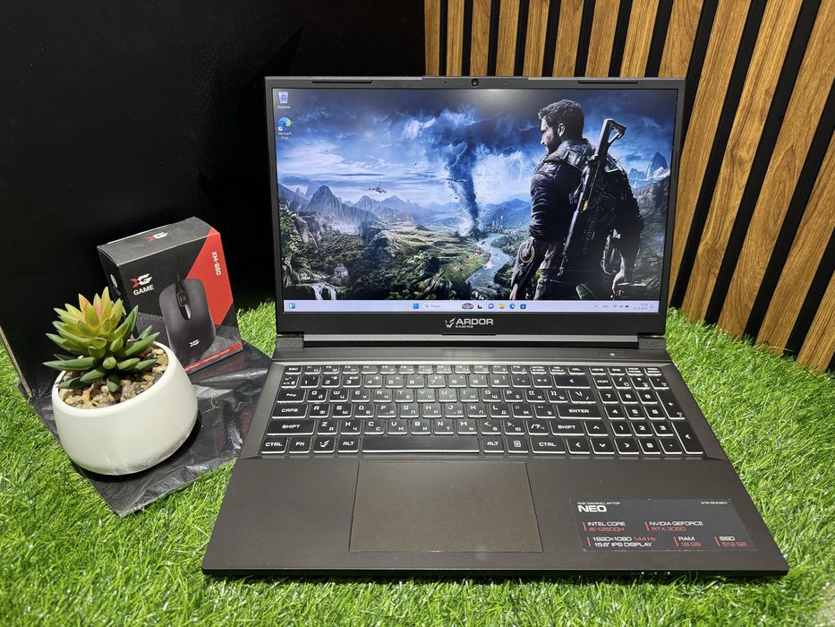 Игровой Ноутбук!Ardor Gaming Neo Core i5-12500H/RTX3050/Ram16GB/SSD512