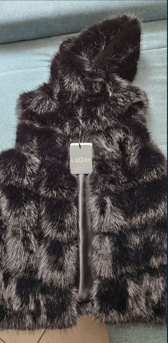 Vesta dama din blana eco