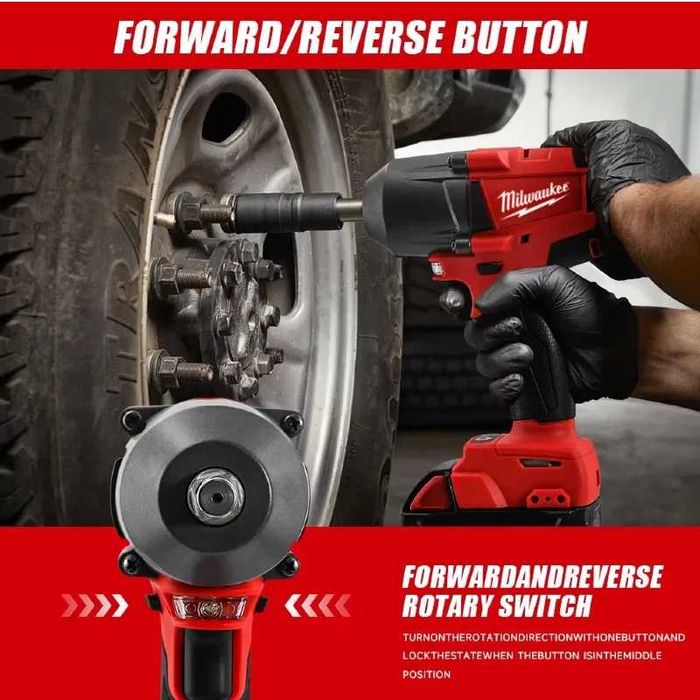 Cheie/filetanta impact pentru baterii Milwaukee