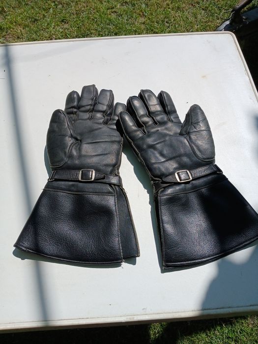 Manusi piele naturala groase și imblanite