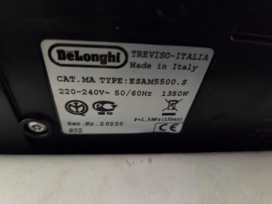 Espressor Automat DeLonghi Perfecta ESAM 5500.S Aparat cu Cafea Boabe