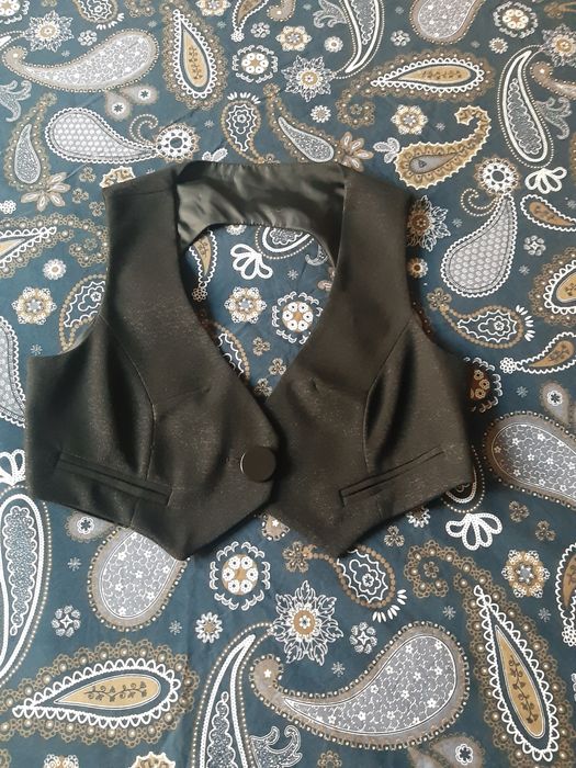 Vesta de dama neagra XS-S