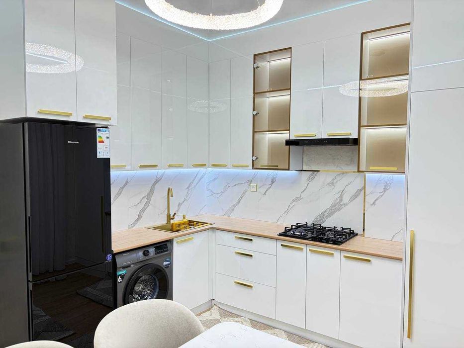 Чиланзар Ц квартал 3/4/8 80м2 Евро/Мебель/Техника Новостройка TL