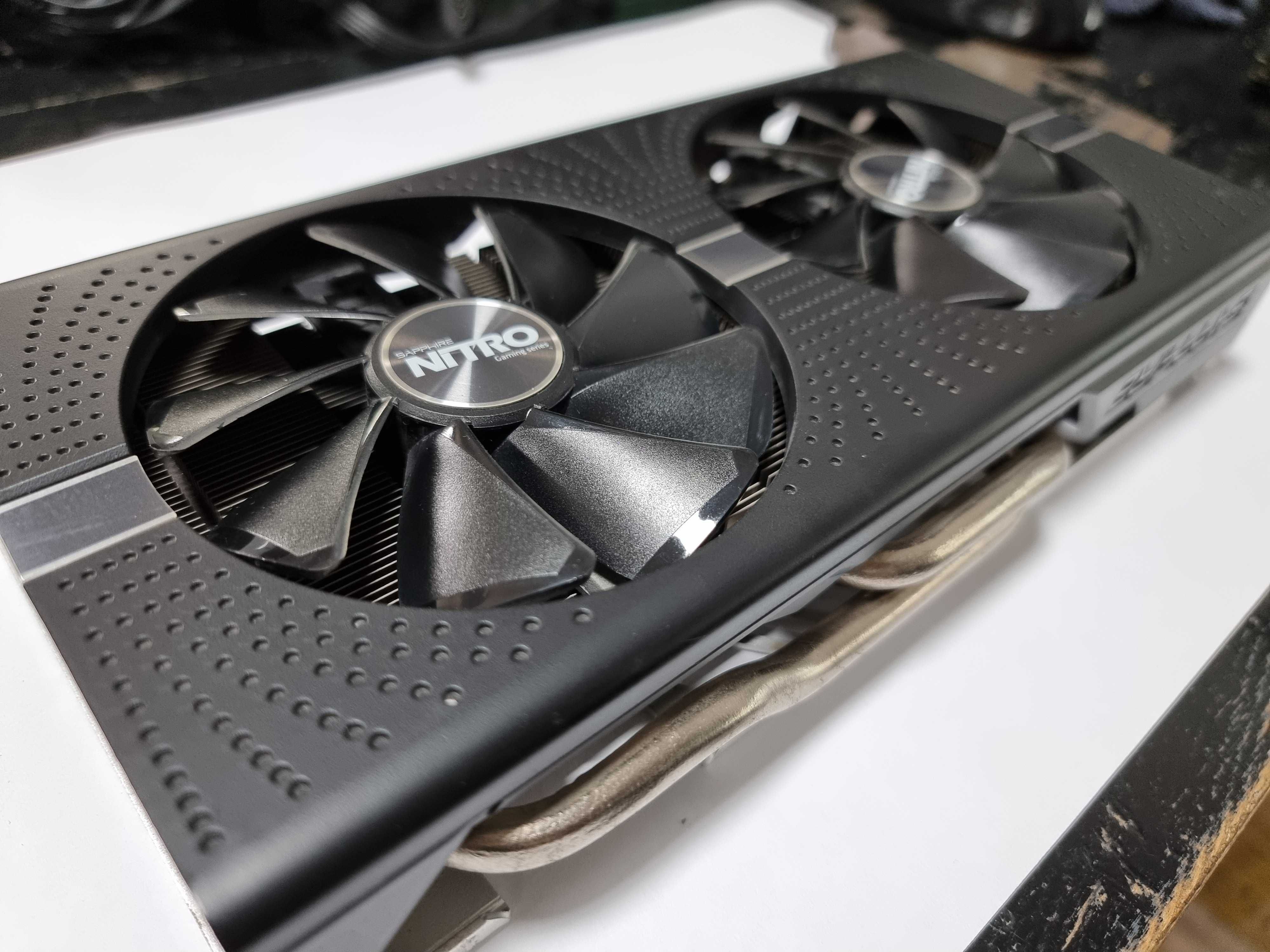 Топ исполнение SAPPHIRE NITRO+ RX-580 Dual Bios OC 4096MB 256bit