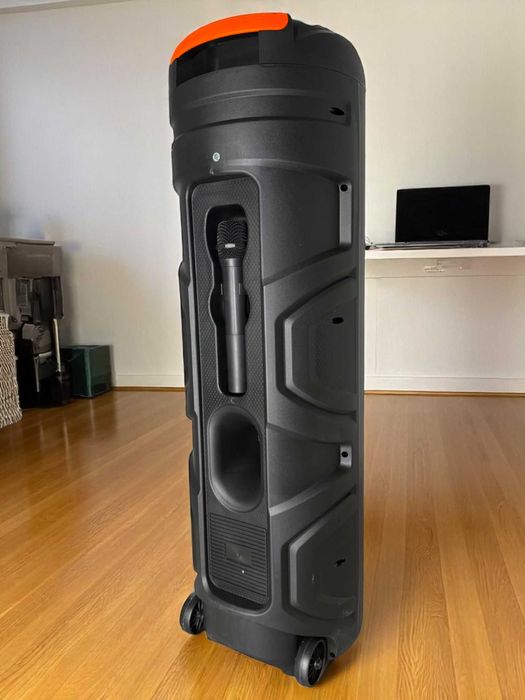 Караоке колонка bluetooth ZQS8302, с беспроводным микрофоном, 80 см